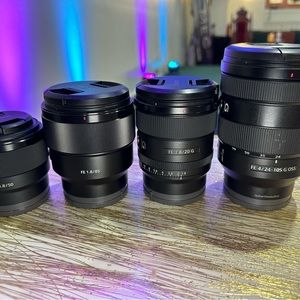 Sony Full Frame Lens Set